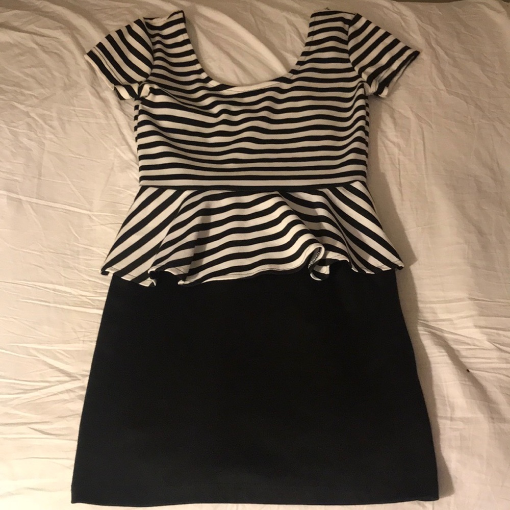 Black & white urban outfitters formal dress